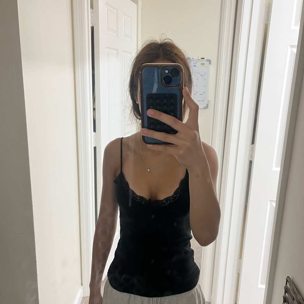 Elegant Black Lace Top